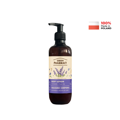 Green Pharmacy Body Lotion - Lavender & Flax Oil (Vegan) | 400ml