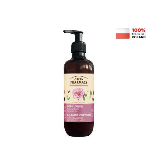 Green Pharmacy Body Lotion - Damask Rose & Shea Buter (Vegan) | 400ml