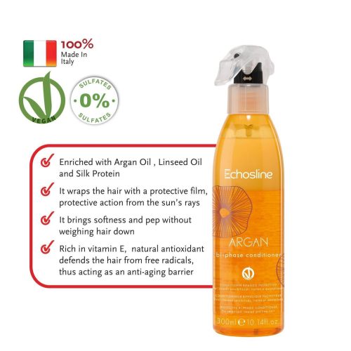 Echosline (VeganOk) Argan Protective Bi-Phase Conditioner - 300ml