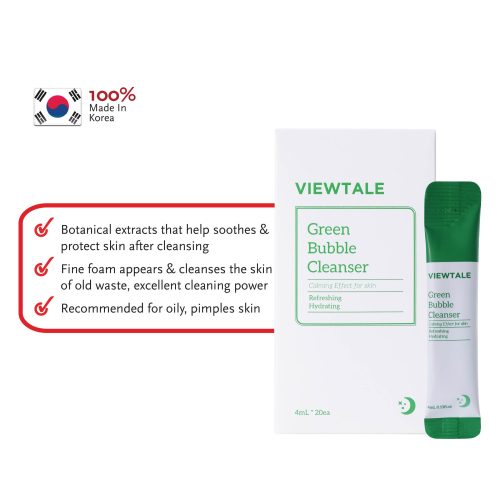 Viewtale Green Bubble Cleanser (20 X 4ml)